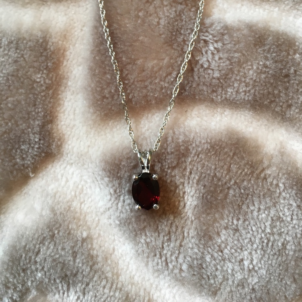 Ruby Red Necklace Made In Thailand
