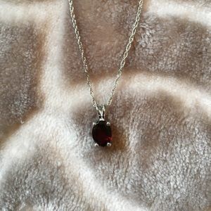 Ruby Red Necklace Made In Thailand