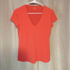 Orange v neck