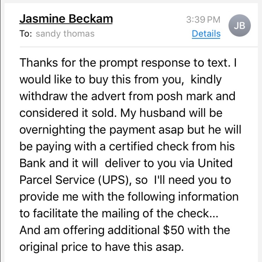 WATCH OUT FOR THIS PERSON ITS A SCAM!!