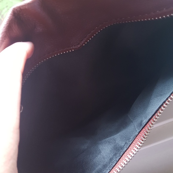 GENUINE LEATHER Clutch Purse with Optional Straps - Picture 4 of 8