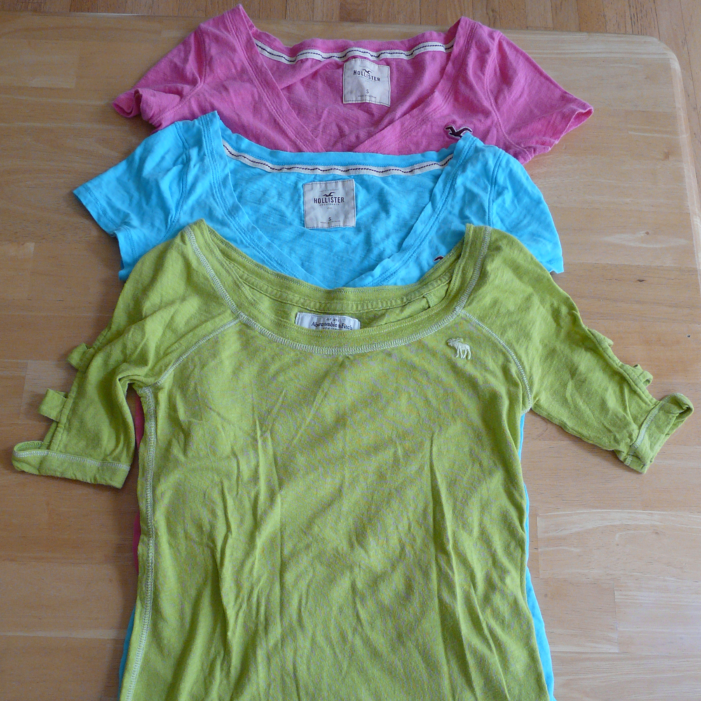 BUNDLE 3 Tees Hollister and A & F