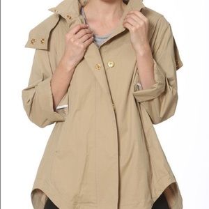 Cream raincoat never been worn!