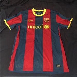 Nike Dri Fit FC Barcelona soccer jersey