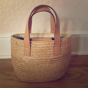 Ralph Lauren Straw Handbag