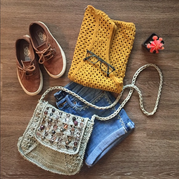 Blue Miami Handbags - VINTAGE Beaded purse!