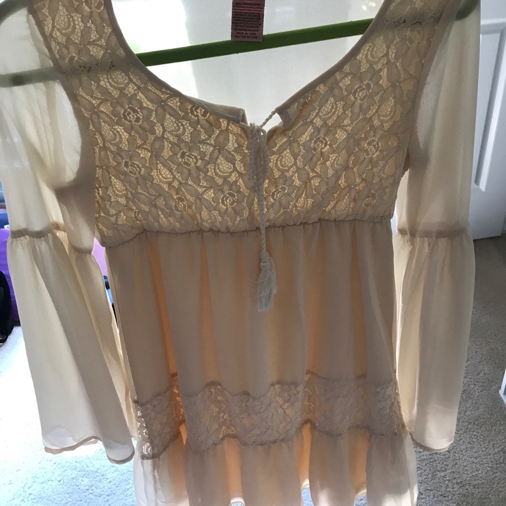 Boho cream dress