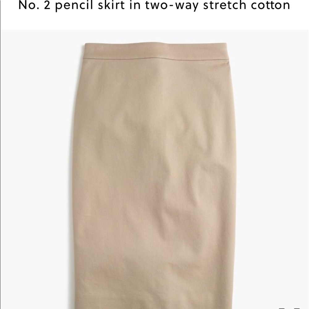 J crew no 2 pencil skirt new size 6T