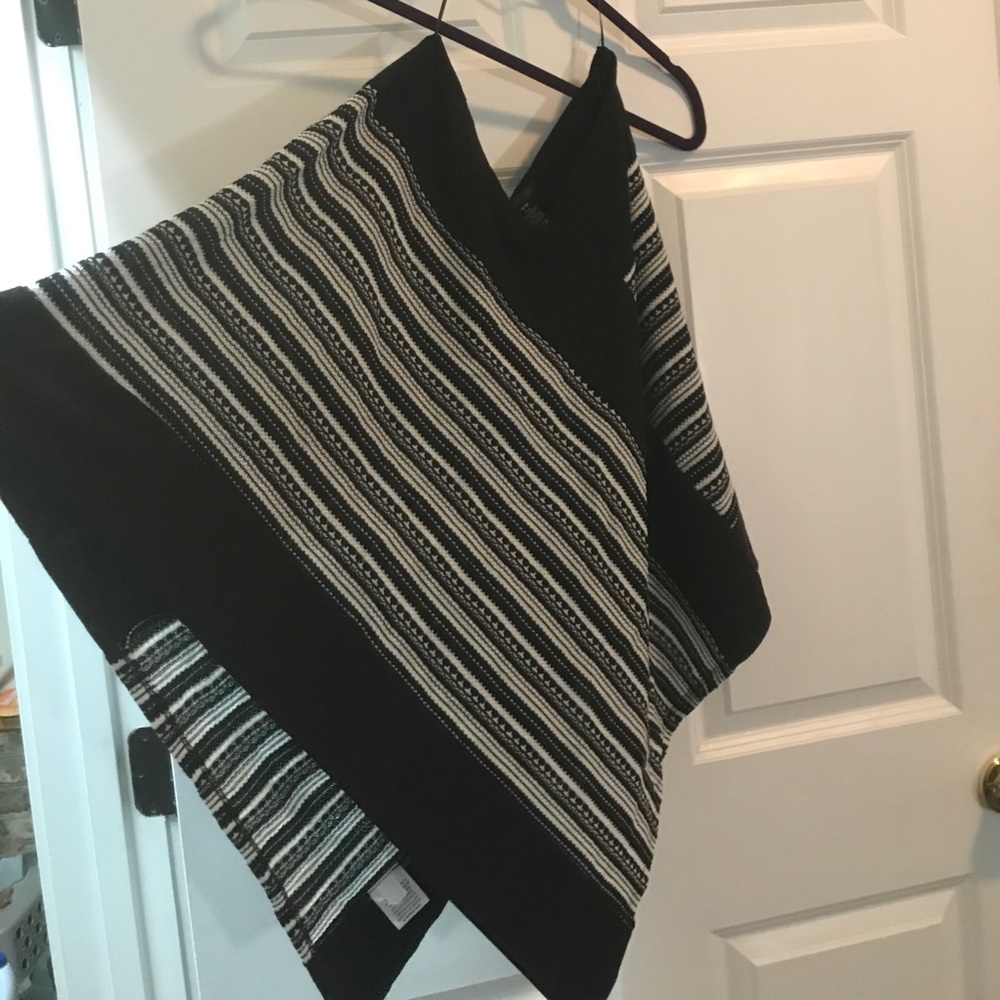 Woven poncho