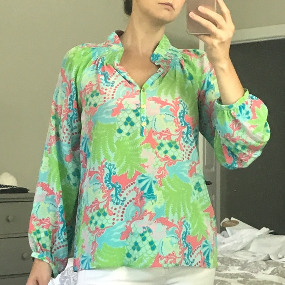 Lilly Pulitzer Tops - Lilly Pulitzer Elsa blouse