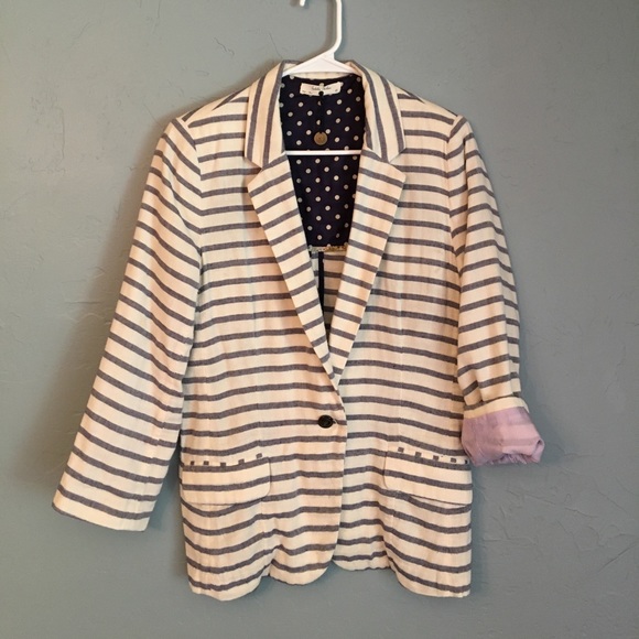 Anthropologie Striped Jacket by Isabella Sinclair - Picture 2 of 8