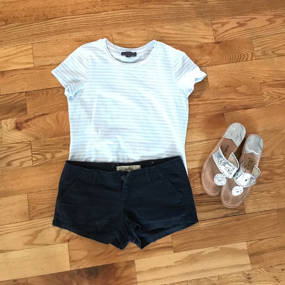 Navy Blue Hollister Shorts - Picture 1 of 4