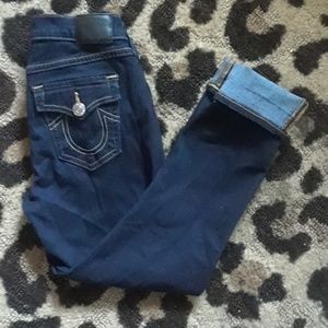 True religion mid rise skinny