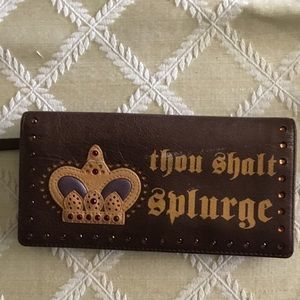 ISABELLA FIORE WALLET "THOU SHALT SPLURGE"!