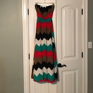 Strapless Maxi Dress size M