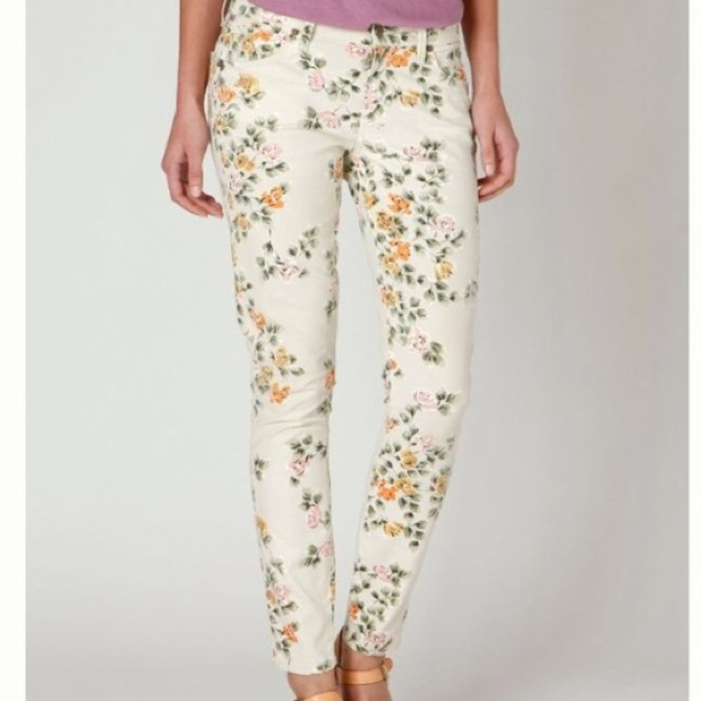 Anthropologie Citizens of Humanity Floral Denim