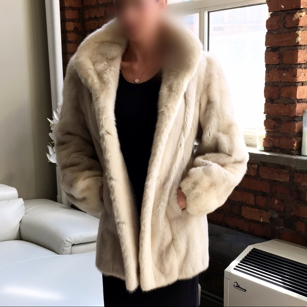 Silver Fox Fur Coat