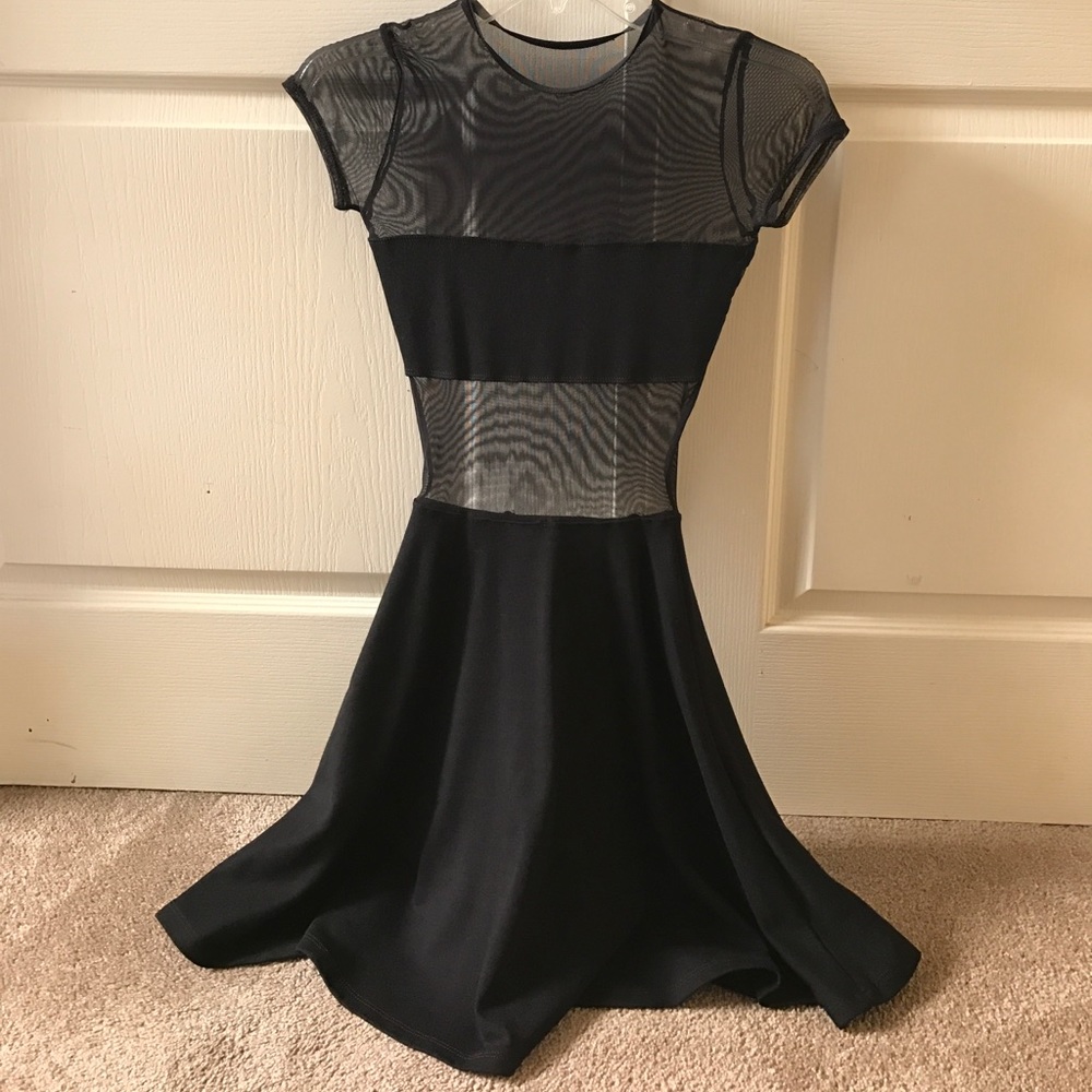 Sheer Black Dress from American Apparel