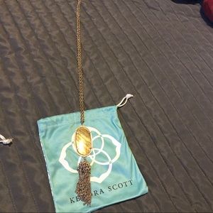 Kendra Scott gold on gold long necklace
