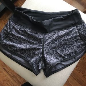 Lululemon speed shorts