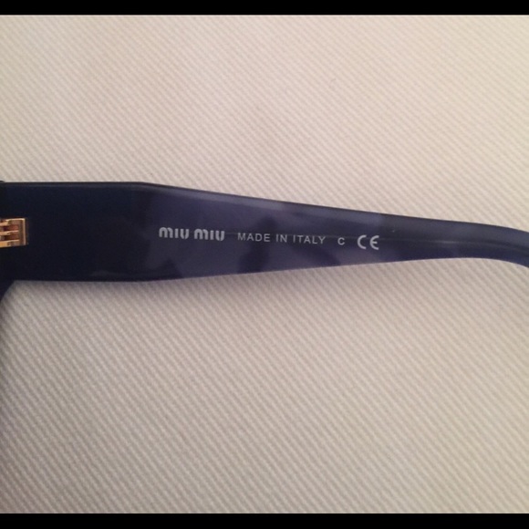 MIU MIU blue tortoise sunglasses main image 5