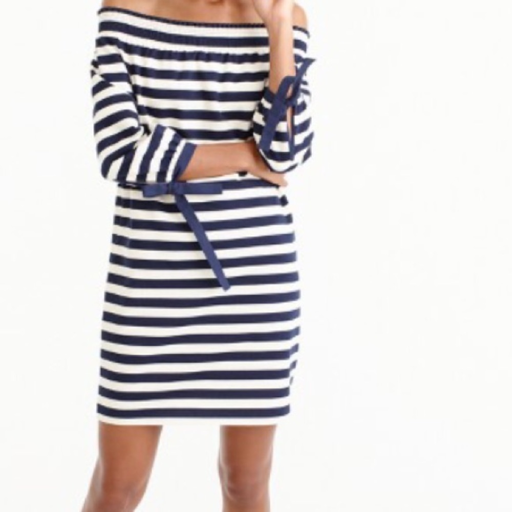 Jcrew off the shoulder dress brand new never worn