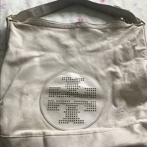 Tory Butch Pebbled Leather Hobo