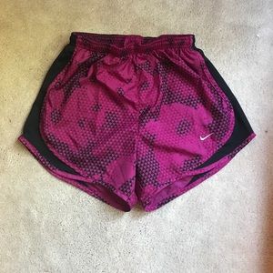 Floral/geometric print Nike dri-fit shorts- XS