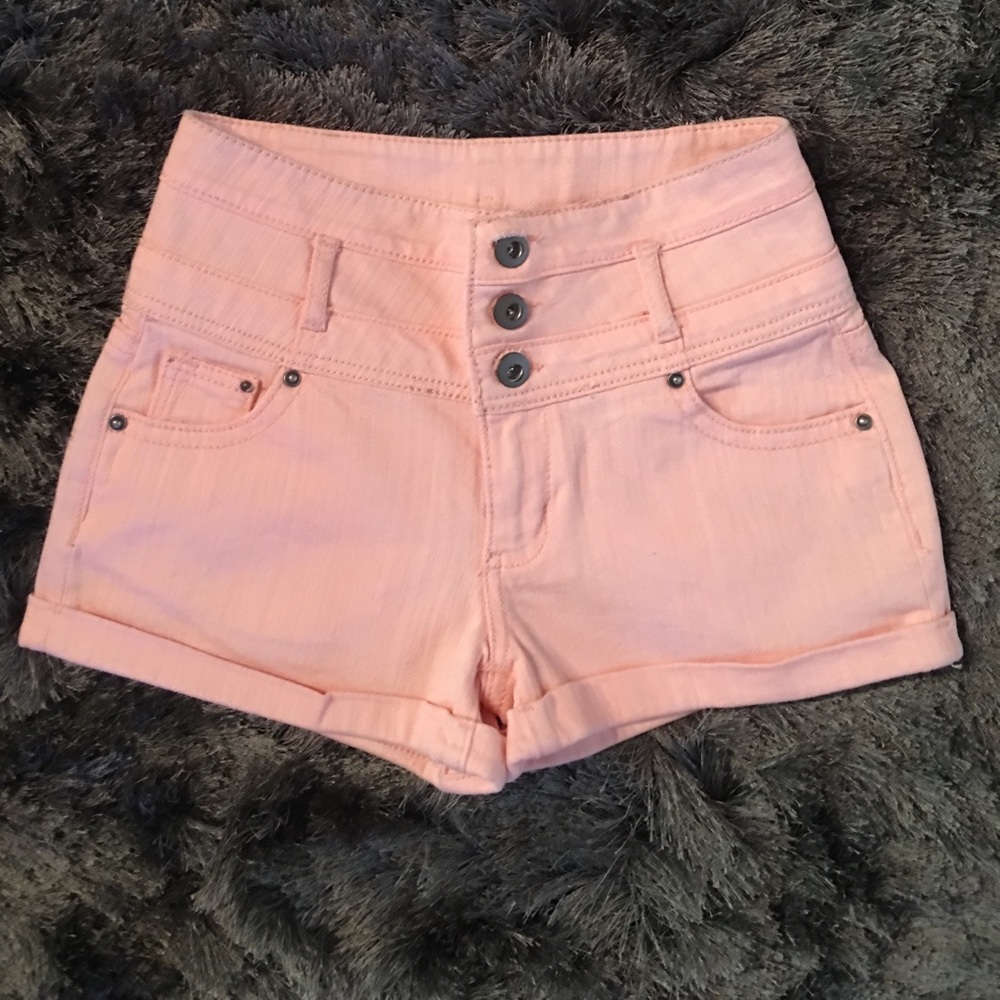 High Waisted Denim Shorts