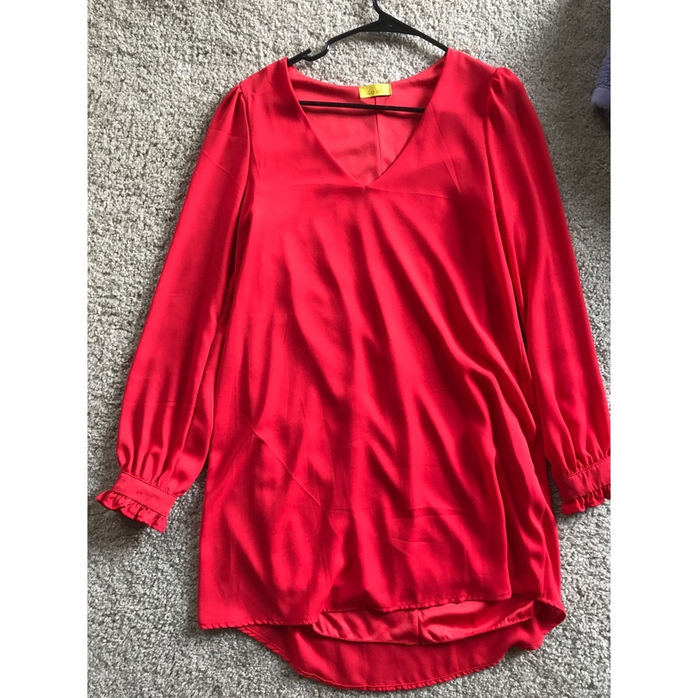 Red dress from the Mint boutique