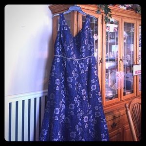 Navy Blue lace JS Collection Dress size 14