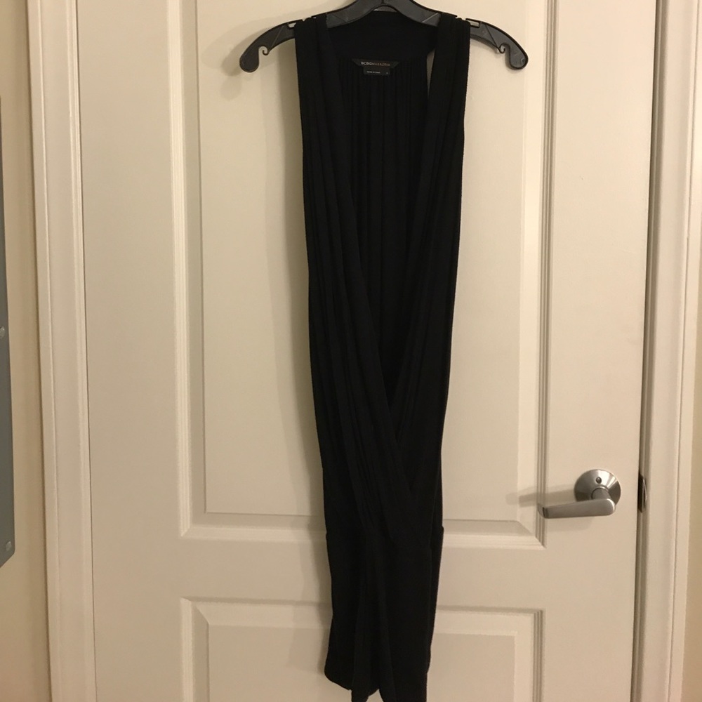 BCBGMAXAZRIA Low Cut Bubble Dress