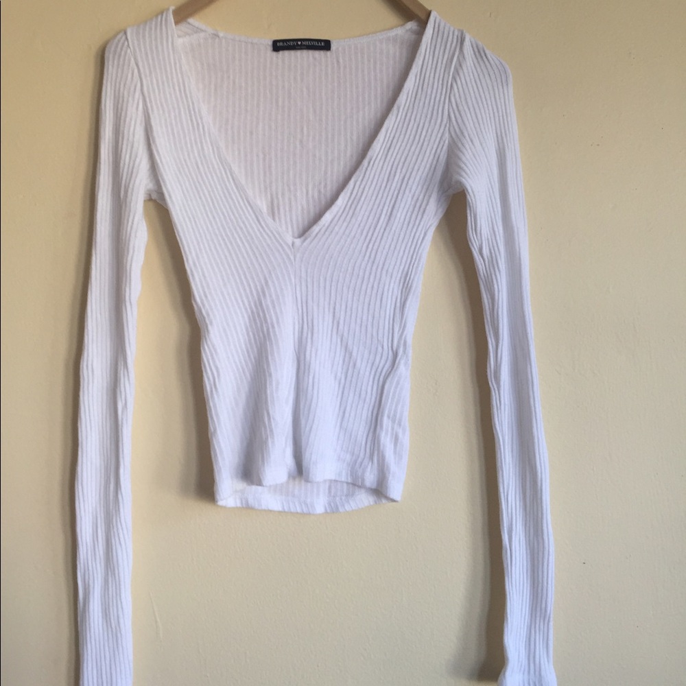 White basic cotton top