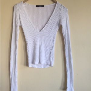 White basic cotton top