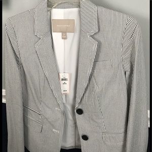 Banana Republic Seersucker blazer Size 2 petite
