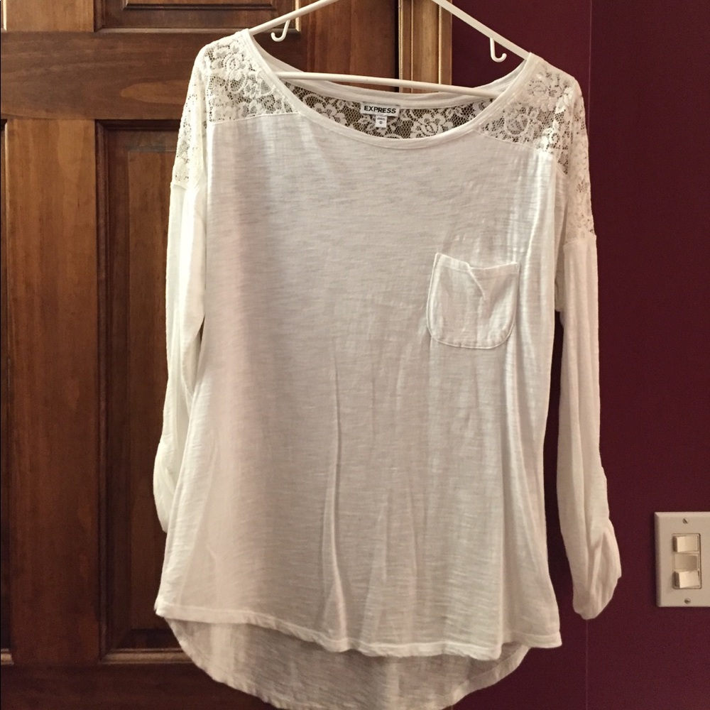 Express White cotton top