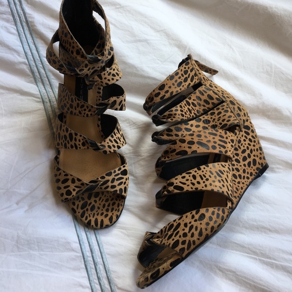 Steven By Steve Madden Shoes - Steven Steve Madden leopard print wedges