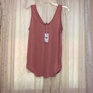 Dusty Rose Naked Zebra tank