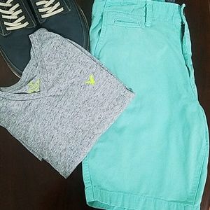 American Eagle Classic Aqua Shorts