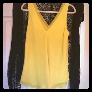 Rachel Roy canary color party blouse