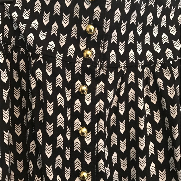 Navy/White Arrow Skirt - Picture 3 of 3