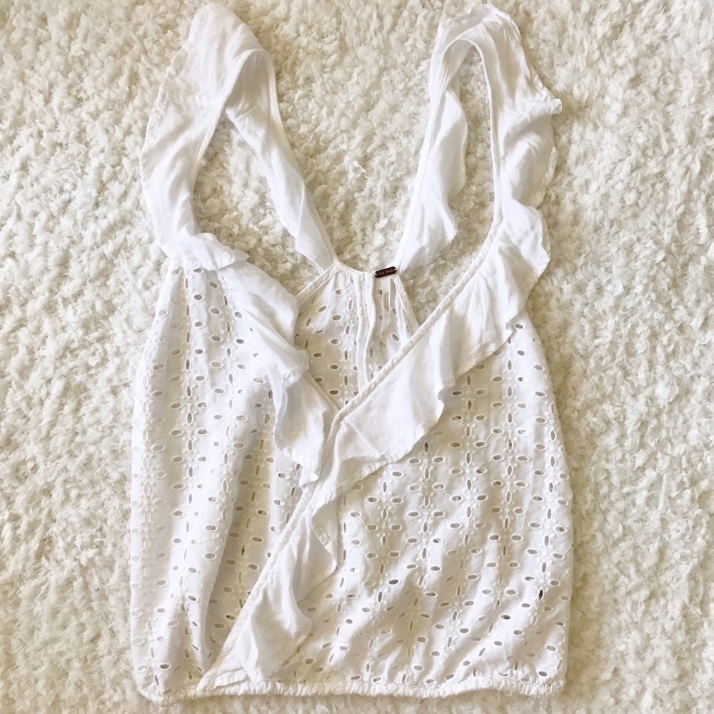 White Free People Tank