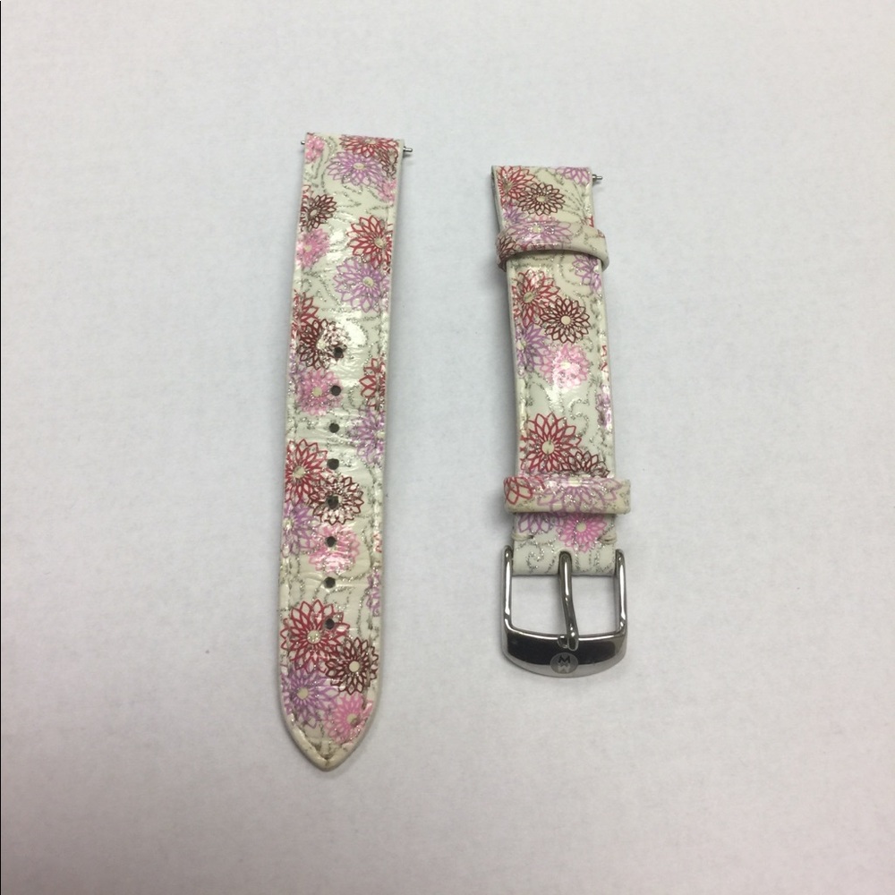 Michele leather multi color band