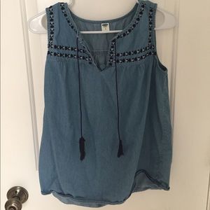Old Navy Chambray Tank
