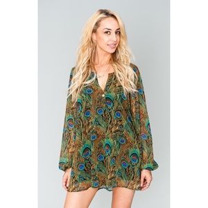 Show Me Your Mumu Jamie Tunic ~ Peacock