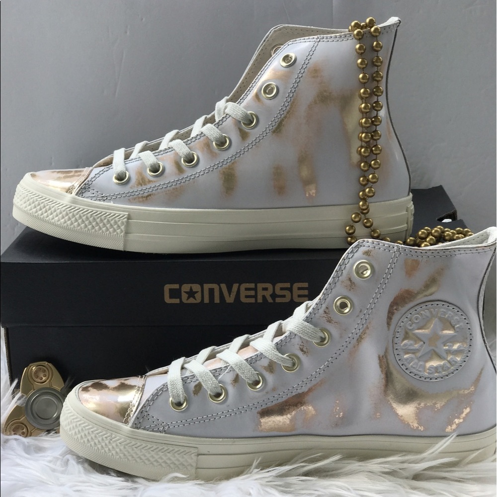 Converse🔥CT All Star Brush Off Leather W AUTHENTI - Picture 3 of 8