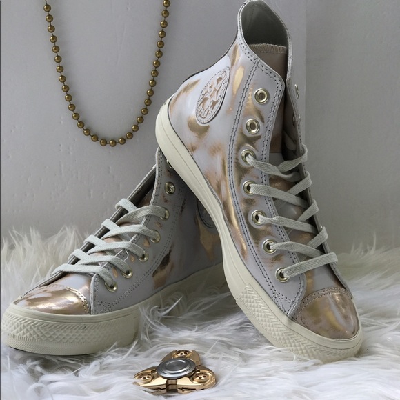 Converse🔥CT All Star Brush Off Leather W AUTHENTI - Picture 2 of 8