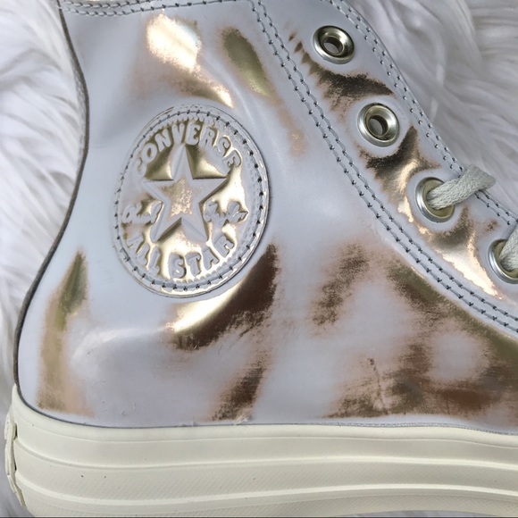 Converse🔥CT All Star Brush Off Leather W AUTHENTI - Picture 6 of 8