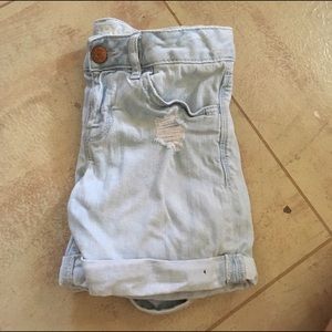 Distressed Jean Shorts