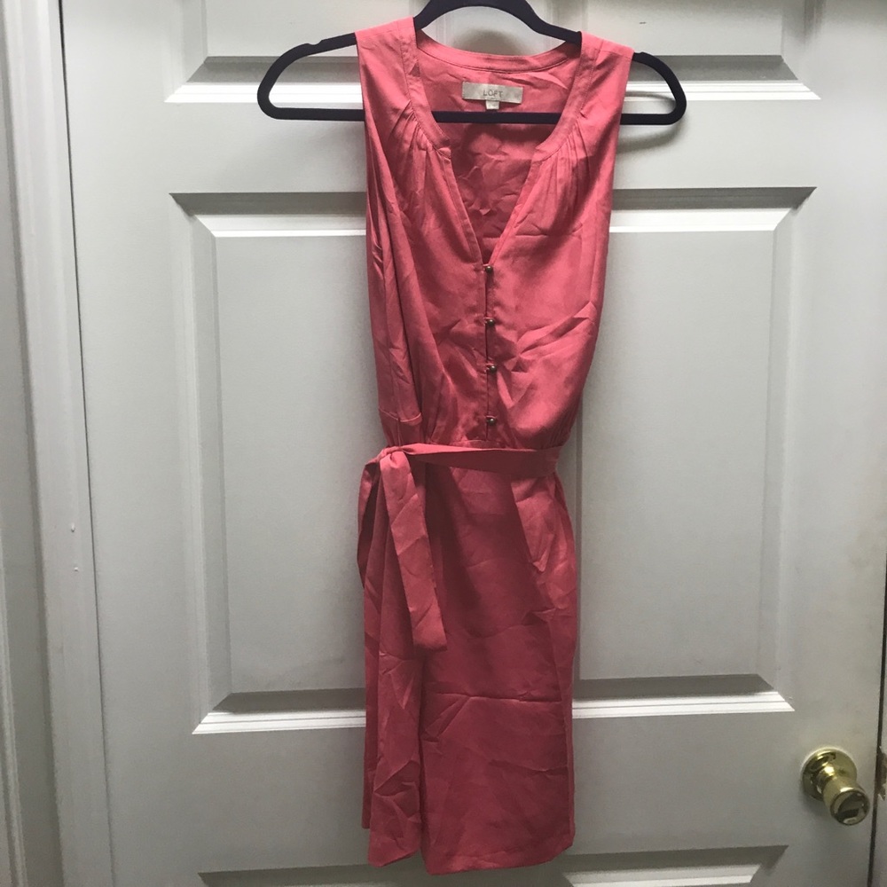 Shimmy pink summer dress